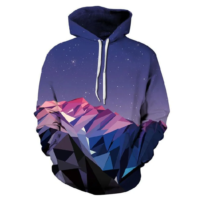 Savings Galore Mountain Geometry Hoodie