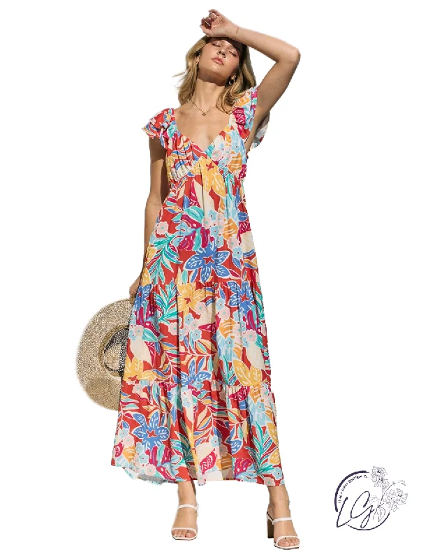 Customer Appreciation Sale Fun In The Sun Maxi Dress