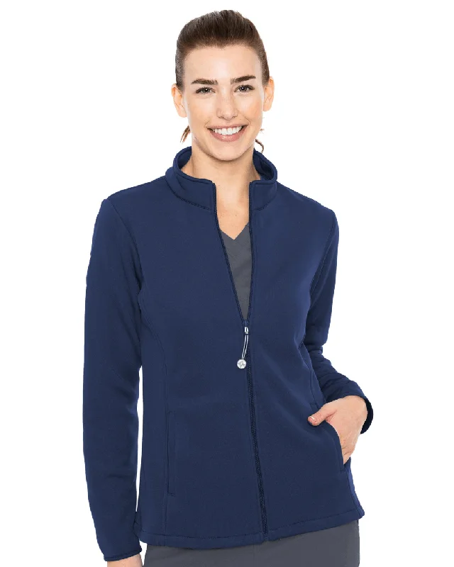 Medcouture Women's Navy Scrub Jacket- 8684