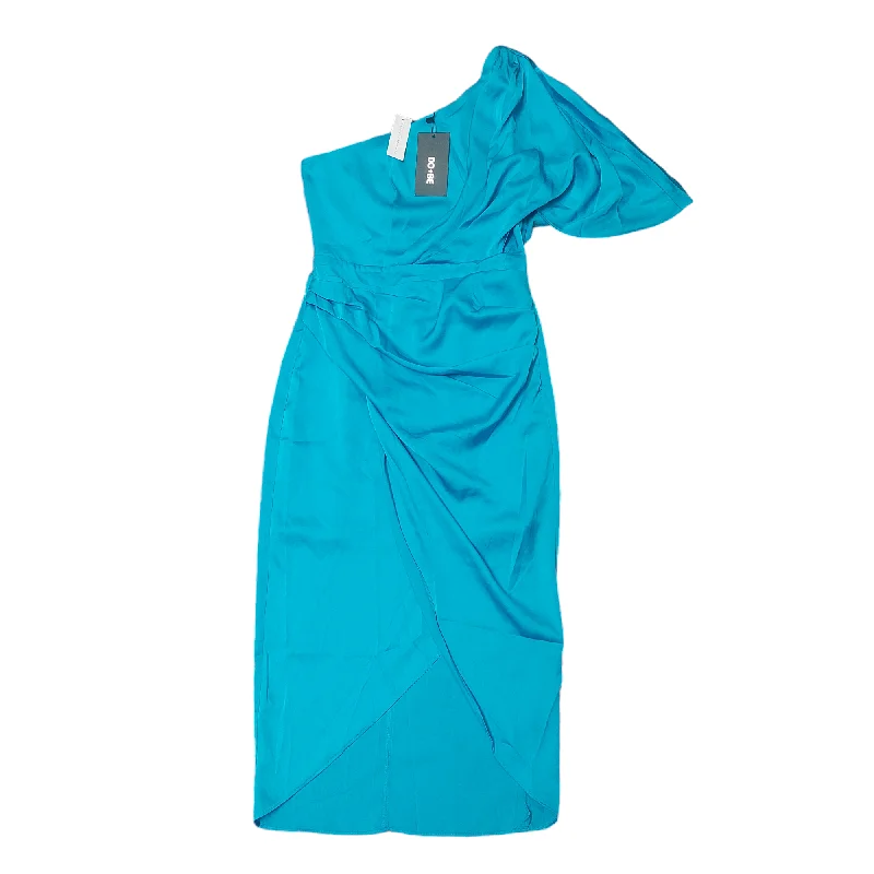 Sale Event Blue Dress Party Midi Clothes Mentor, Size S