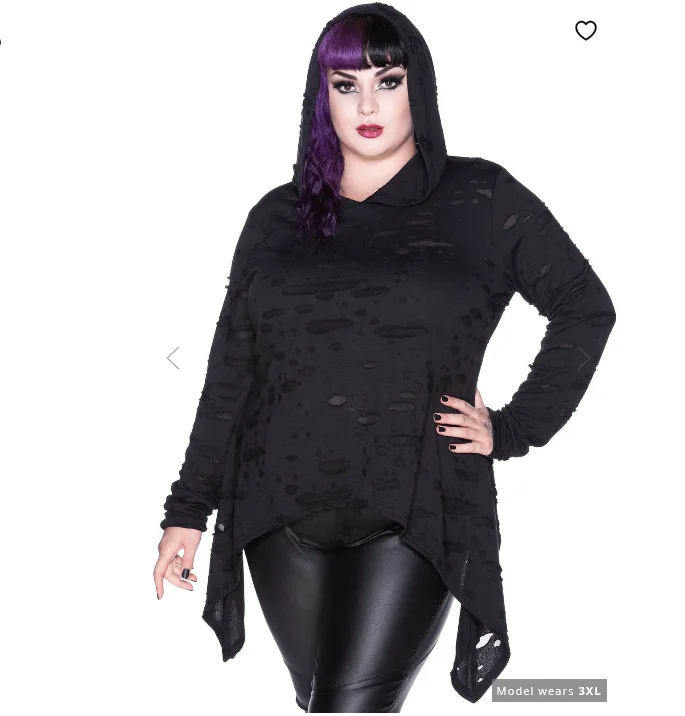 Warehouse Sale HEX Hooded Top [PLUS]