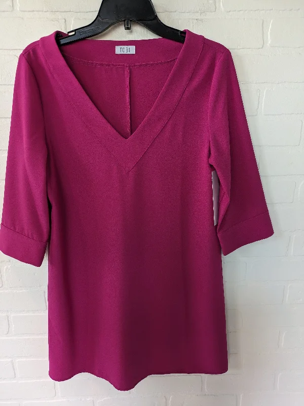 Steals and Deals Pink Dress Casual Short Tobi, Size M