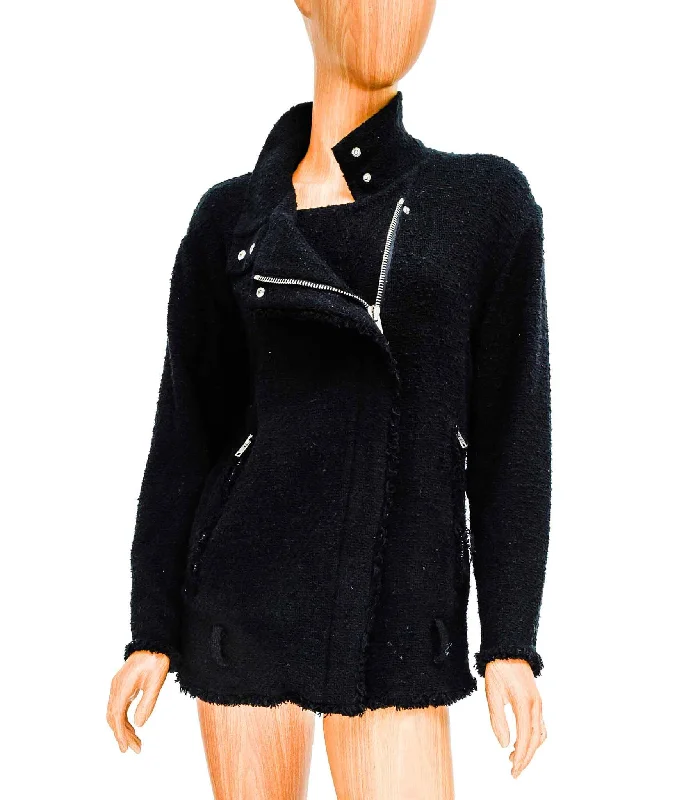 Bargain Bin Bouclé Jacket with Silver Hardware