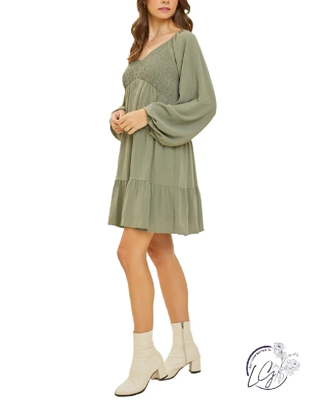 Crazy Deals Whispering Willow Tiered Dress