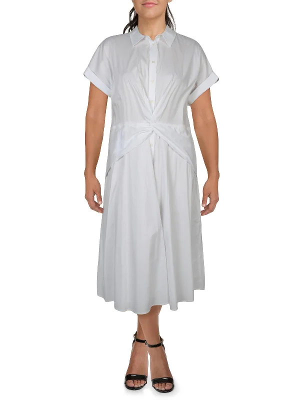 Womens Daytime Midi Shirtdress