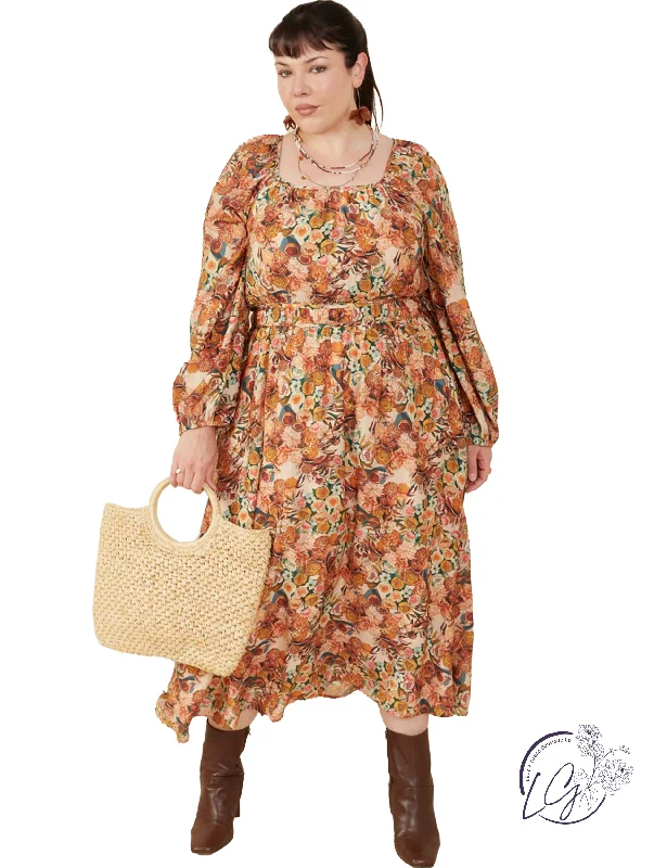 Limited Availability Curvy Your Heartbeat Midi Dress