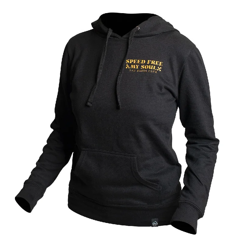 Overstock Fasthouse Dove Womans Hooded Pullover - Black