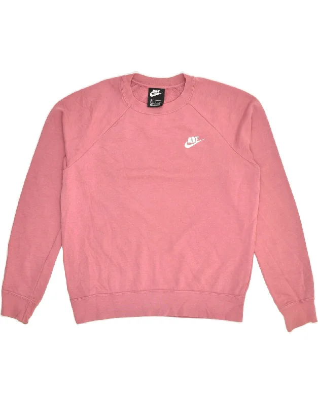 New Markdowns NIKE Womens Sweatshirt Jumper UK 8 Small Pink Cotton