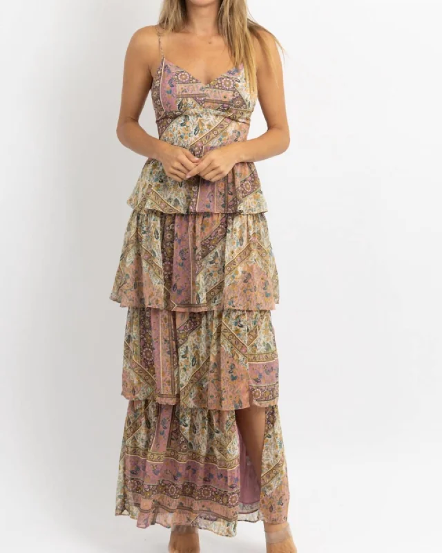 Deal Explosion Melrose Dress In Mauve | Mauve