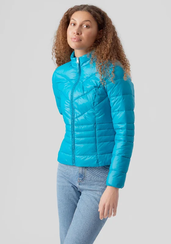 Vero Moda Short Quilted Zip Jacket, Caneel Bay