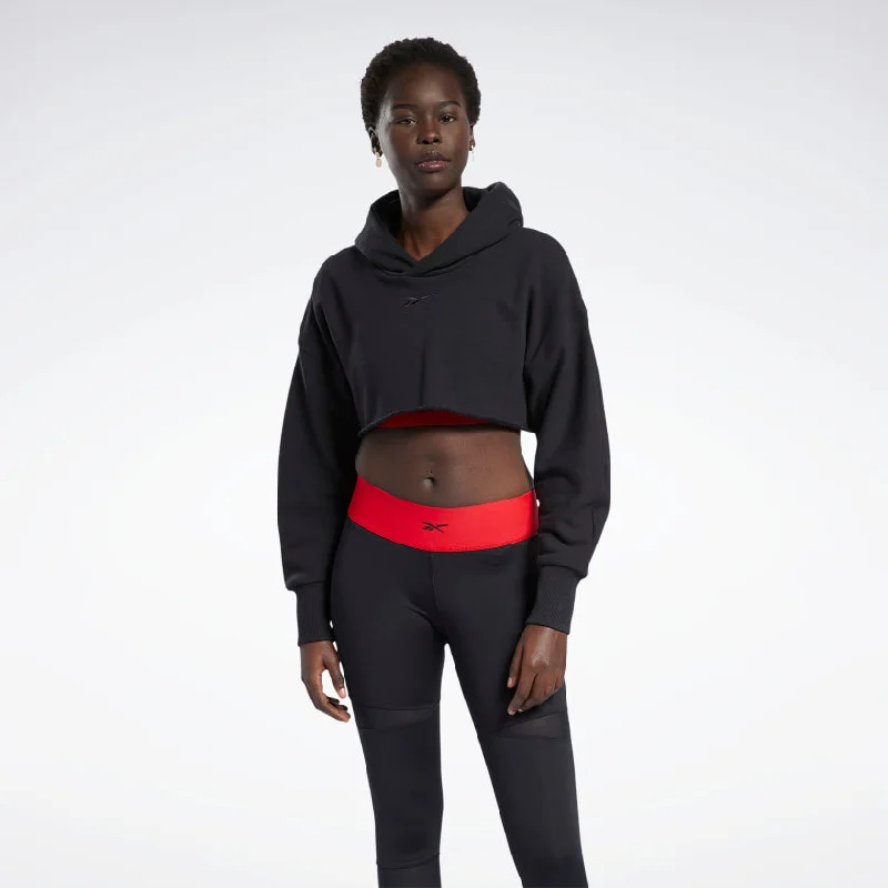 Reebok Cardi B Crop Women's Sweatshirt Black