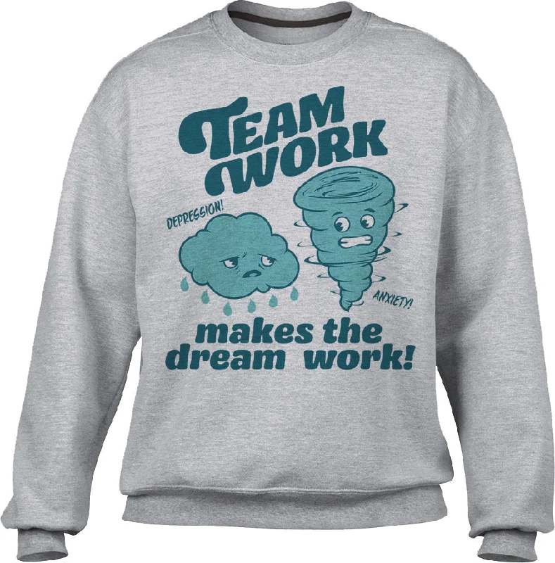 Massive Deals Unisex Team Work Makes the Dream Work Sweatshirt