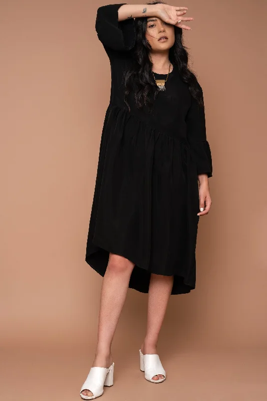 Now or Never Aurelia Dress in Black