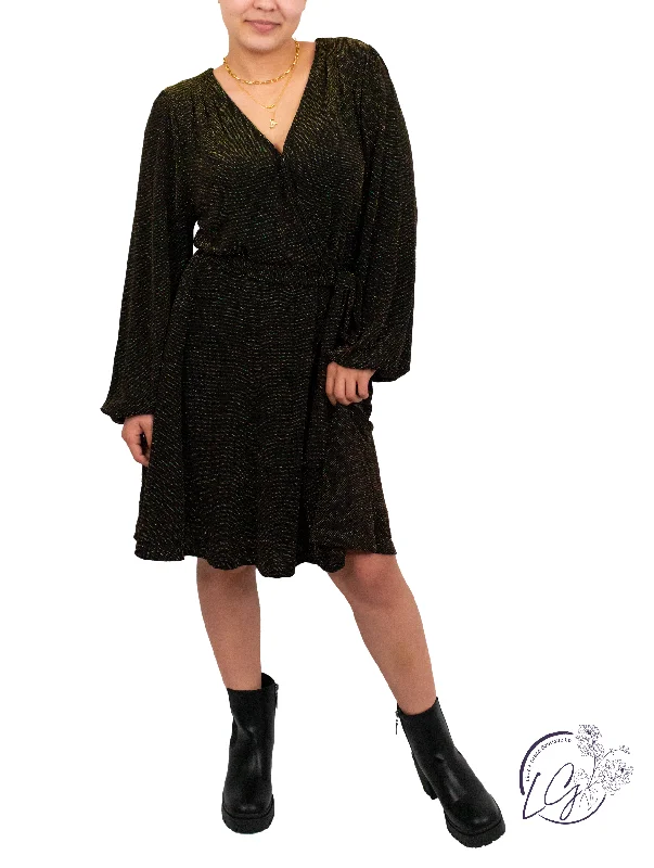 Great Deals Glimmering Metallic Dress
