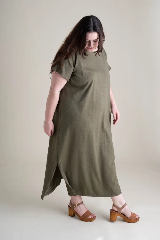 Clearance Event Cairo Dress in Moss