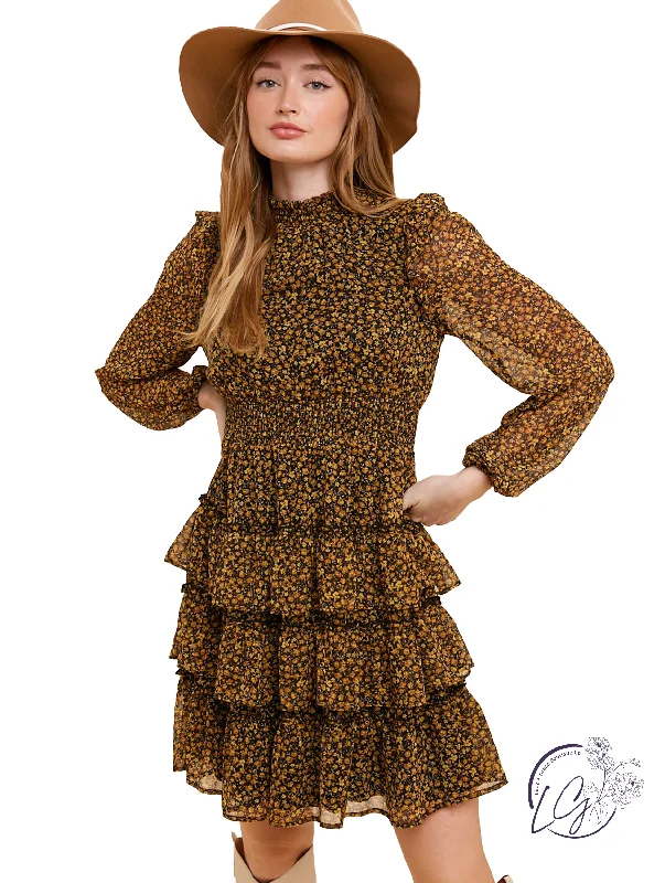 Savings Event Cider Kisses Tiered Dress