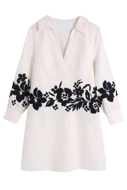 Limited Stock 'Jomari' Floral Collared Dress