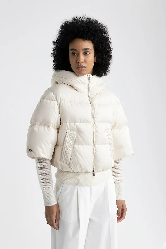 Super Deal Cropped padded coat