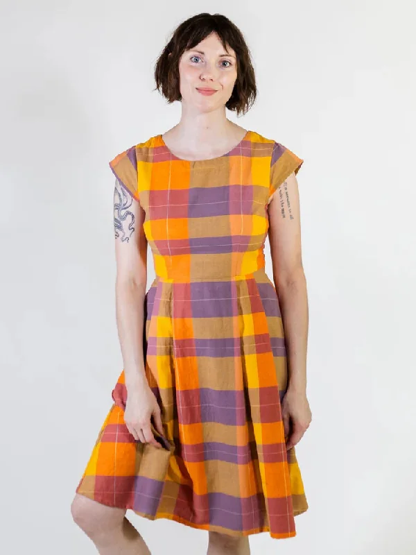 Special Price Devonshire Dress Sunset Plaid
