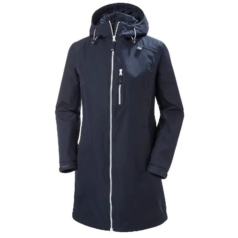 Don't Wait Long Belfast Rain Jacket - Navy