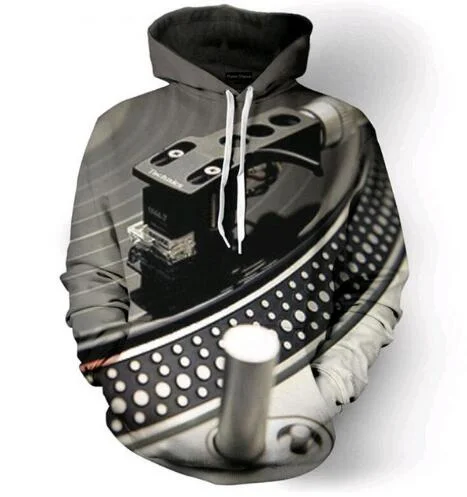 Bonus Savings Retro Record Player Hoodie