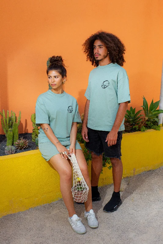 Super Bargain BOSHIES  - Oversized Mint T-Shirt