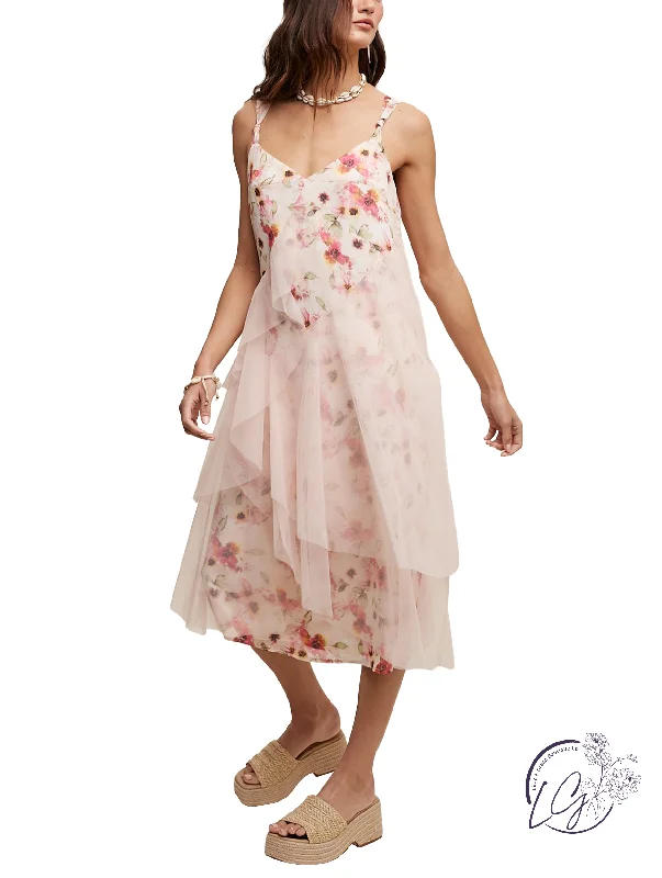 Unmissable Offer Ethereal Blooms Mesh Dress