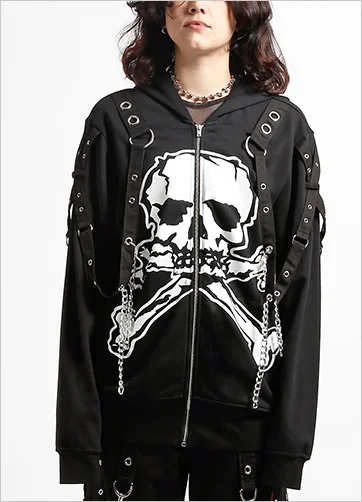 Best Bargains MEGA SKULL HOODY