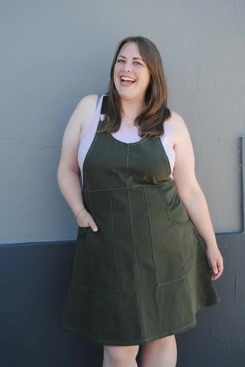 Special Discount Evergreen Suspender Dress