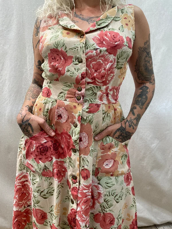 Lowest Price Sheet Dress in Peach Floral