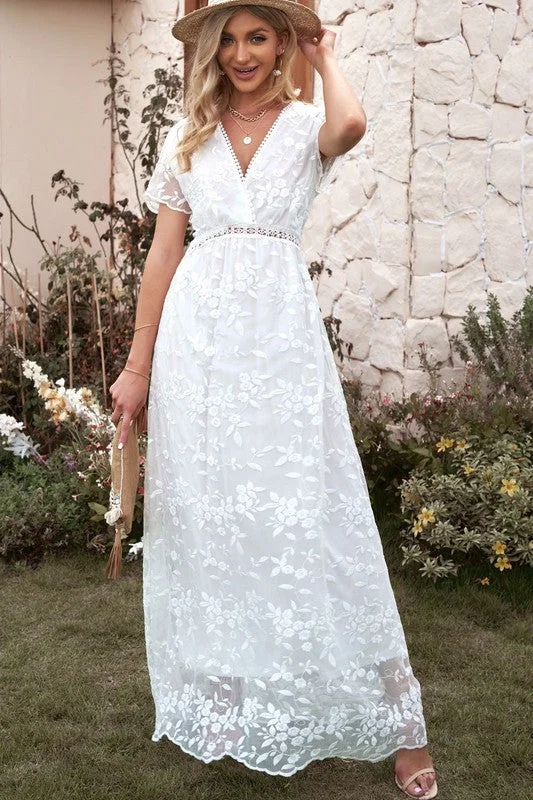 Discount Deals Lace maxi dress