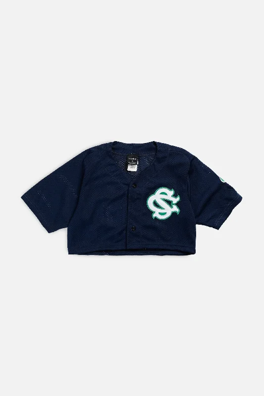 Rework Crop Baseball Jersey - M