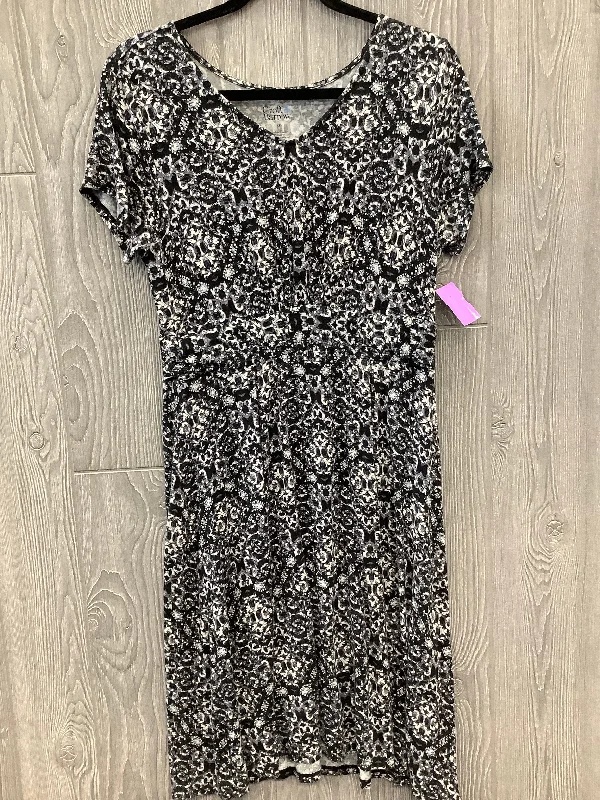 Shop and Save Black Dress Casual Midi Croft And Barrow, Size M