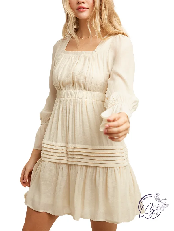 Exclusive Access Delicate Pleat Woven Dress