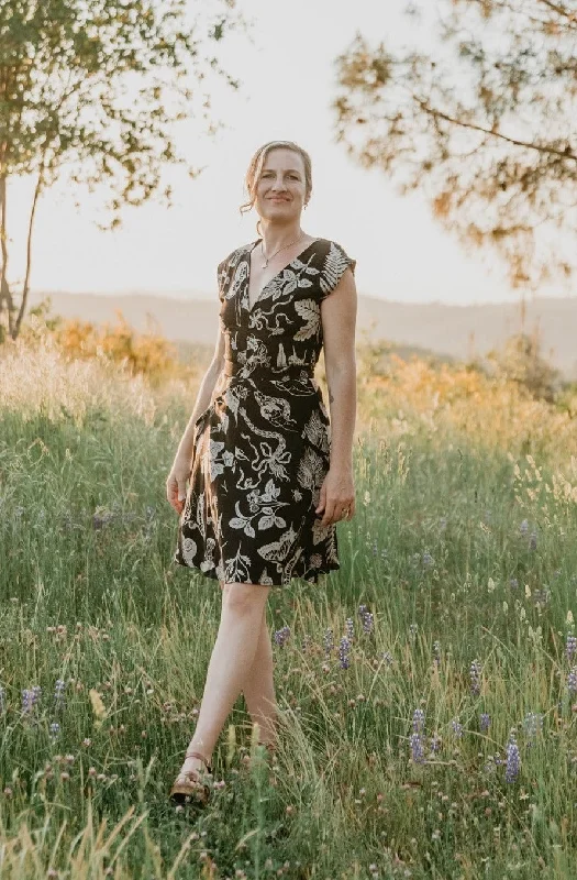Crazy Savings Spicy Xena in Black Woodland Wonder