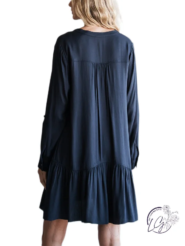 Fantastic Offers Curvy Playful Ruffled Shirtdress