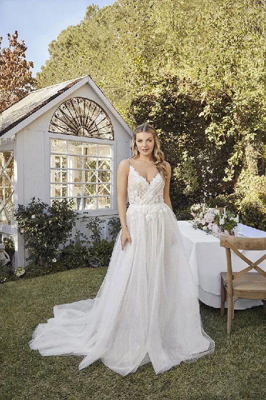 Steals and Deals Casablanca Bridal 2493SK-2 Melanie Full Skirt Wedding Overskirt