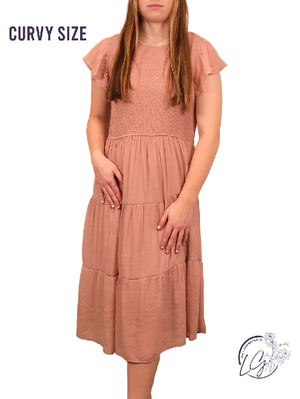 Flash Sale Curvy Vacation Bound Mid Dress
