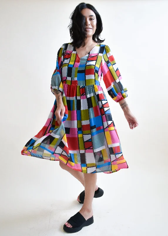 Massive Deals Monique Dress in Bauhaus