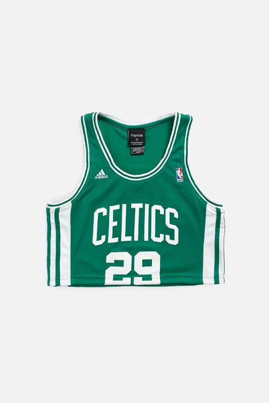 Crazy Deals Rework Boston Celtics NBA Crop Jersey - XS