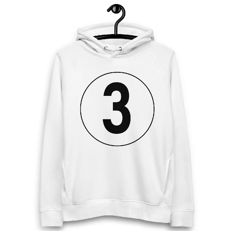 Steals and Deals Unisex pullover hoodie: Black on White 3