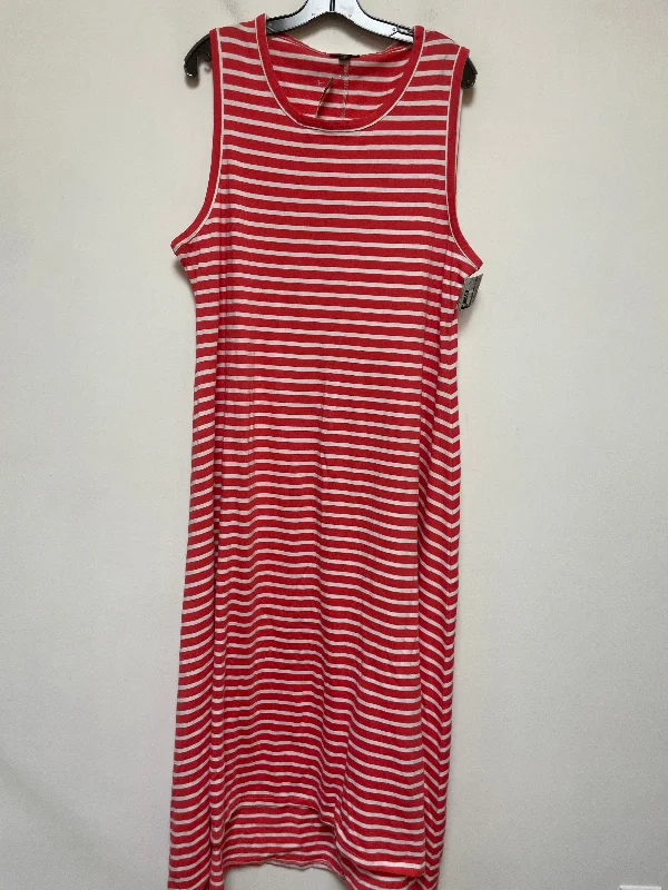 Clearance Event Striped Pattern Dress Casual Maxi J. Crew, Size 2x