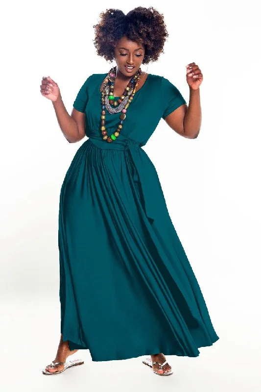 Online Only Cap Sleeved Maxi Dress