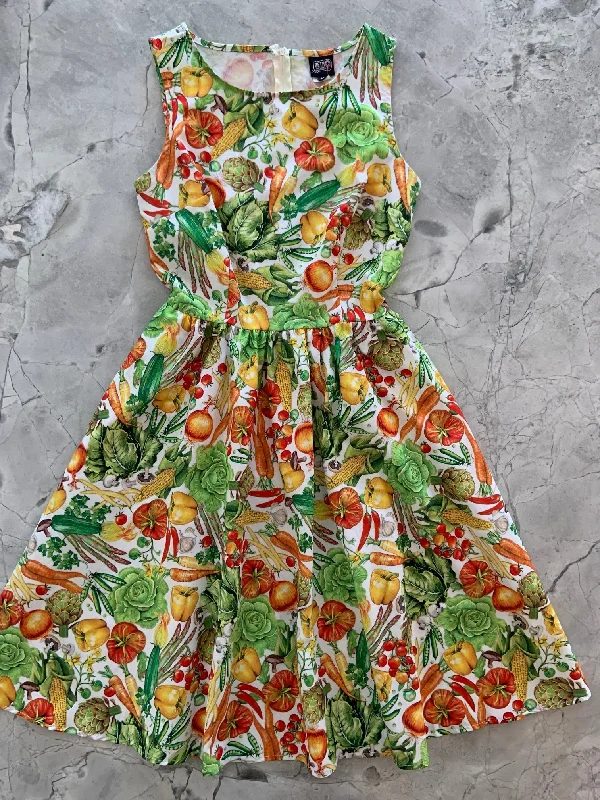 Flash Sale Veggies Vintage Dress