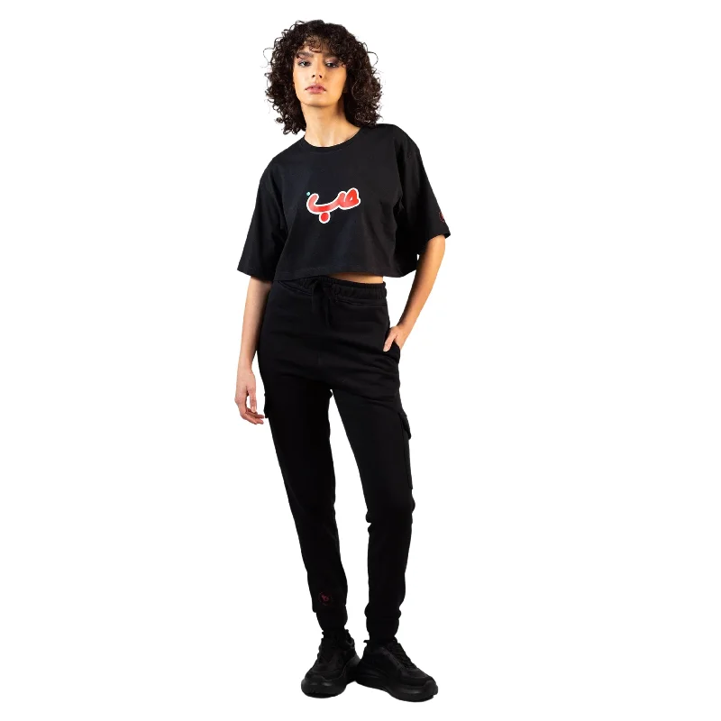 Deep Discounts BOSHIES - Black Verified Hobb Crop Top
