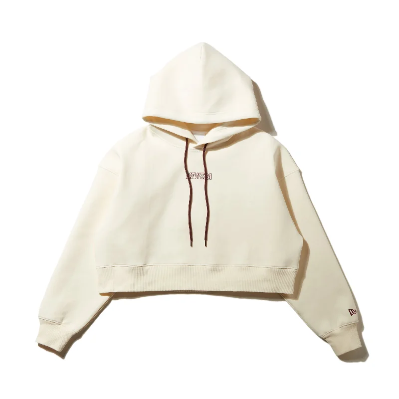Last Chance Women's テック スウェット ショート プルオーバーフーディー クリーム【Performance Apparel】