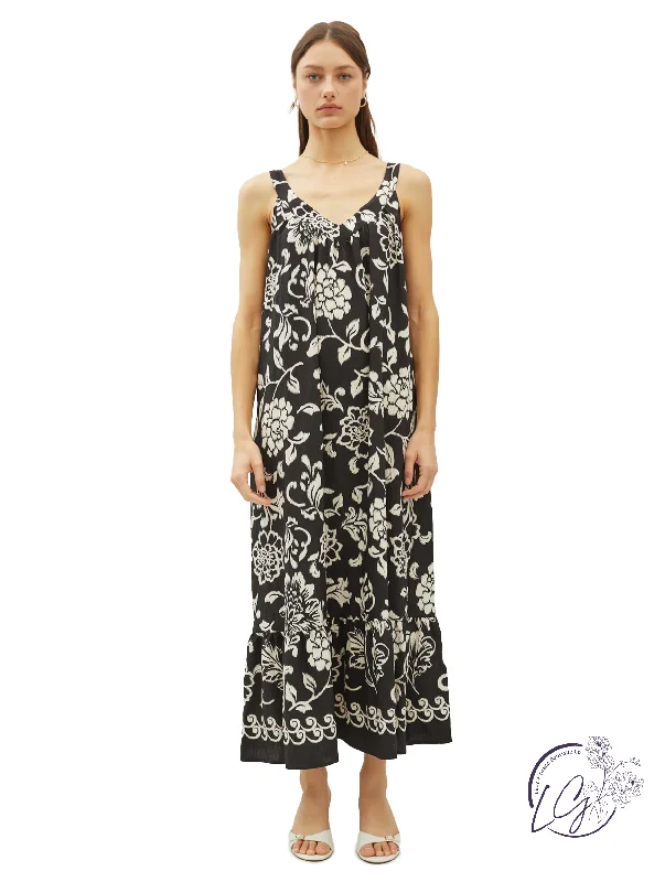 Closeout Sale Vineyard V-Neck Maxi