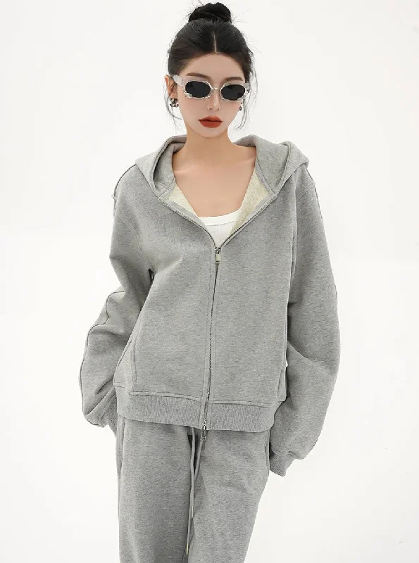 Price Buster Oversized Zip-Up Hoodie - Unisex Relaxed Fit Sweatshirt Jacket