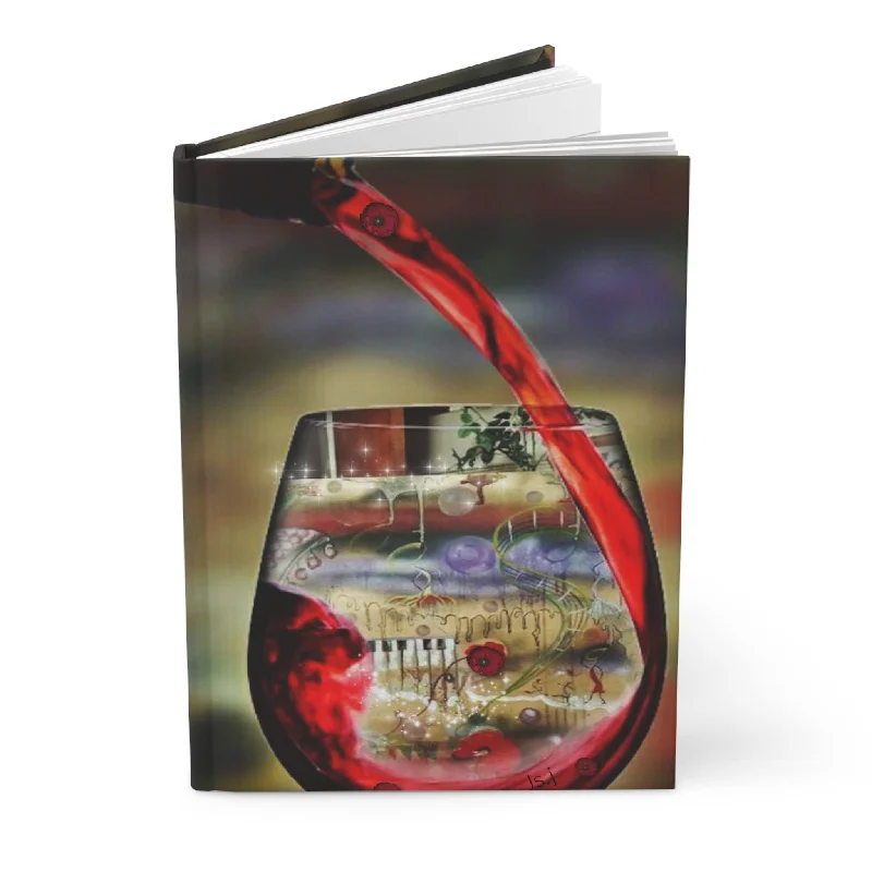 Hardcover Journal Matte - WINE O'CLOCK