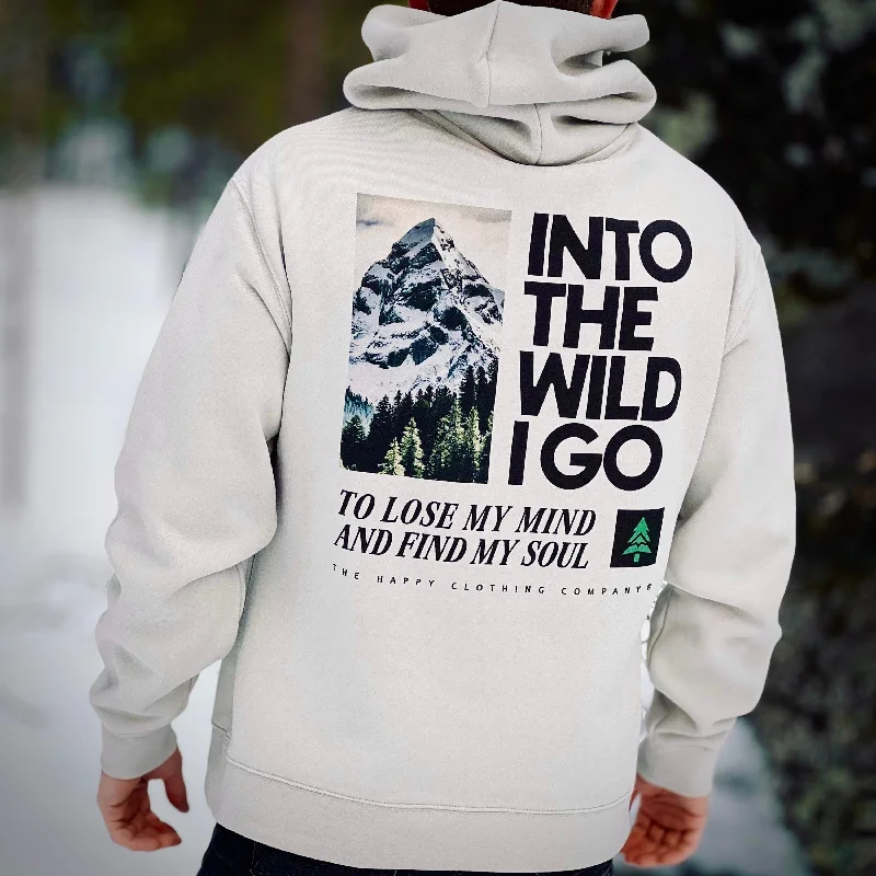 Final Markdown Into The Wild I Go Unisex Relaxed Hoodie